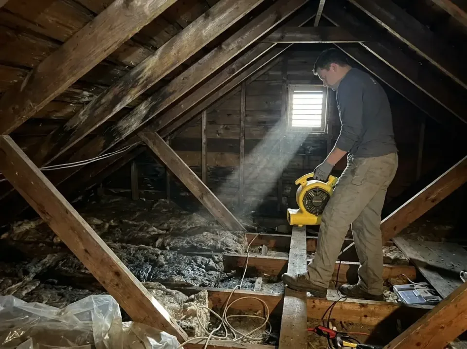 attic-water-damage-drying-proc-007 — frequently asked questions, Emergency Water Extraction & 24/7 Flood Response in Racelan…